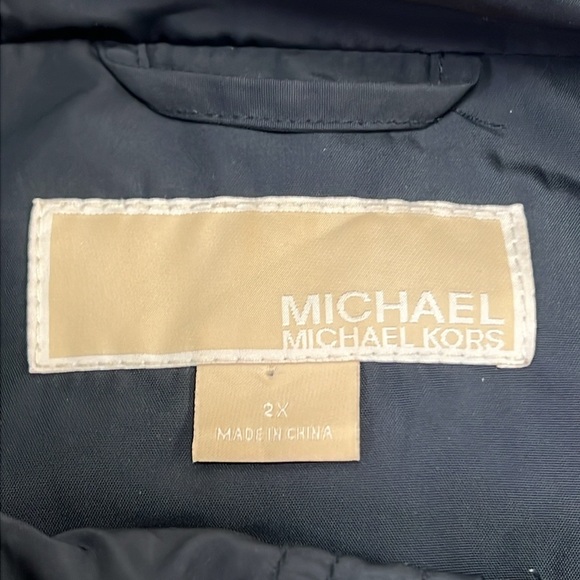 Michael Kors Plus Size Fly Front Anorak Coat Size 2X - Picture 5 of 8